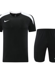 Nike Short sleeved suit ND05 black and white shorts set