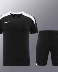 Nike Short sleeved suit ND05 black and white shorts set