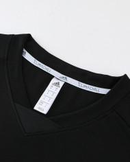 Adidas Short sleeved suit AD03 Black Pants Set