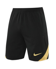 Nike Short sleeved suit ND05 Black Gold Shorts Set