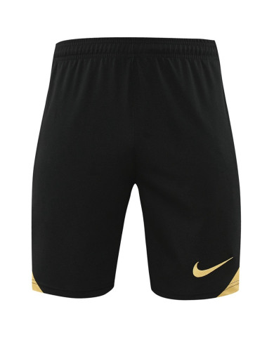 Nike Short sleeved suit ND05 Black Gold Shorts Set