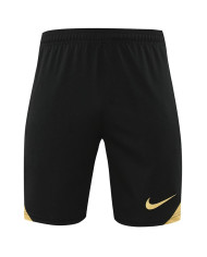 Nike Short sleeved suit ND05 Black Gold Shorts Set