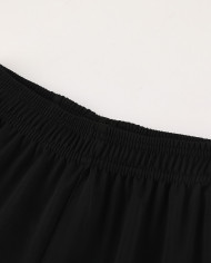 Nike Short sleeved suit ND05 Black Gold Shorts Set
