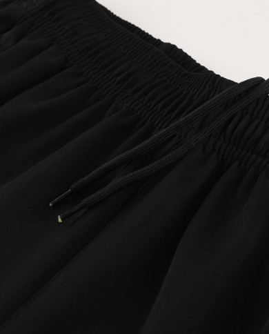 Nike Short sleeved suit ND05 Black Gold Shorts Set