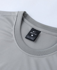 Nike Short sleeved suit ND01 Grey Shorts Set