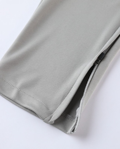 Nike Short sleeved suit ND01 Grey Pants Set