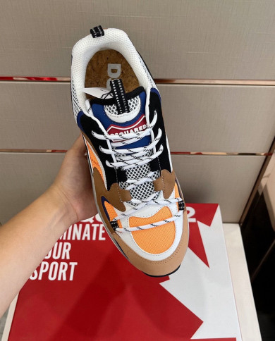 DDGB high end casual shoes low cut color blocking increased height