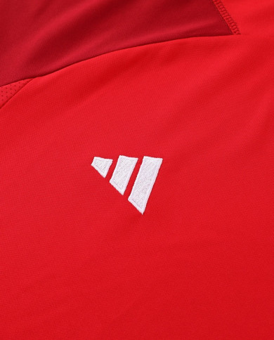 Adidas Short sleeved suit AD03 Red Shorts Set