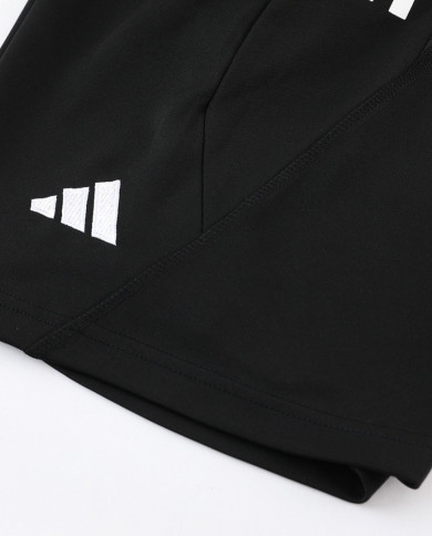 Adidas Short sleeved suit AD03 Red Shorts Set