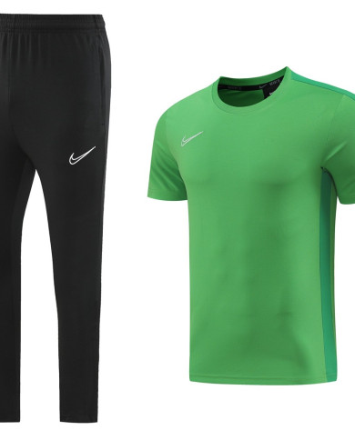 Nike Short sleeved suit ND02 Green Pants Set