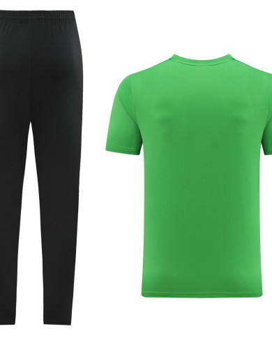 Nike Short sleeved suit ND02 Green Pants Set