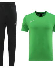 Nike Short sleeved suit ND02 Green Pants Set