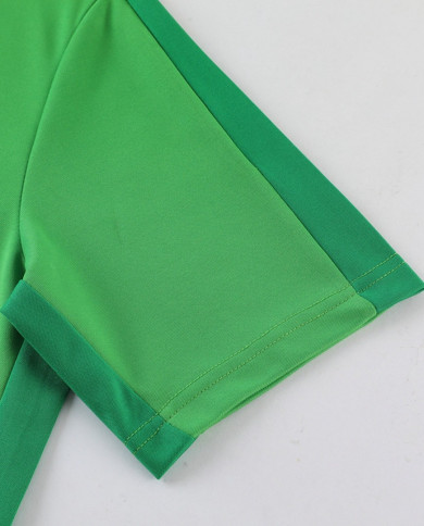 Nike Short sleeved suit ND02 Green Pants Set