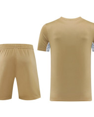 Nike Short sleeved suit ND01 khaki shorts set
