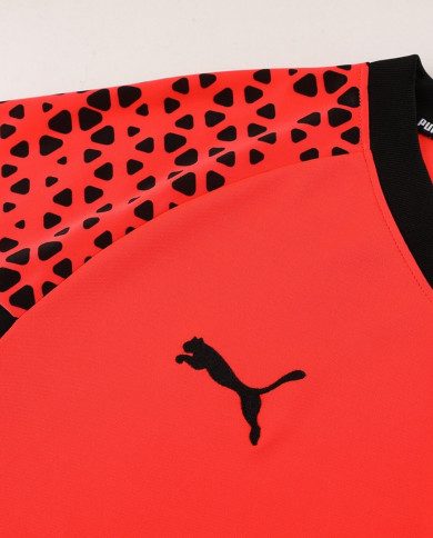 PUMA Short sleeved suit PD02 Orange Shorts Set