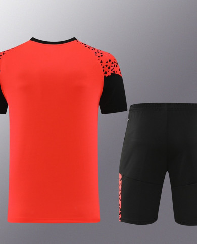 PUMA Short sleeved suit PD02 Orange Shorts Set