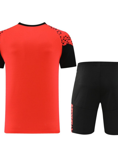PUMA Short sleeved suit PD02 Orange Shorts Set