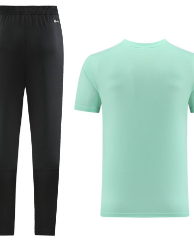 Adidas Short sleeved suit AD05 Green Pants Set
