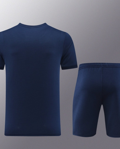 PUMA Short sleeved suit PD01 Royal Blue Shorts Set