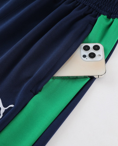 PUMA Short sleeved suit PD01 Royal Blue Shorts Set