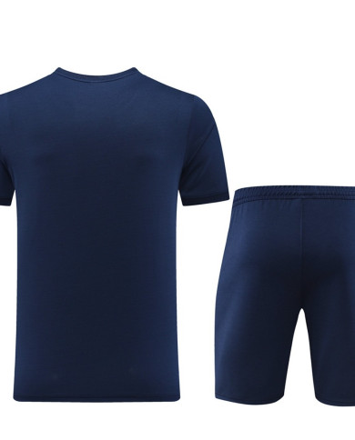 PUMA Short sleeved suit PD01 Royal Blue Shorts Set