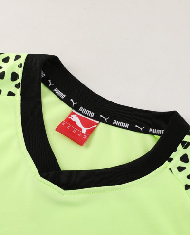 PUMA Short sleeved suit PD02 Light Green Shorts Set
