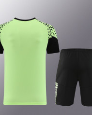 PUMA Short sleeved suit PD02 Light Green Shorts Set