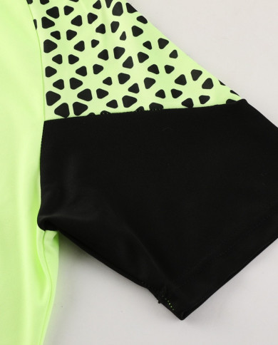 PUMA Short sleeved suit PD02 Light Green Shorts Set