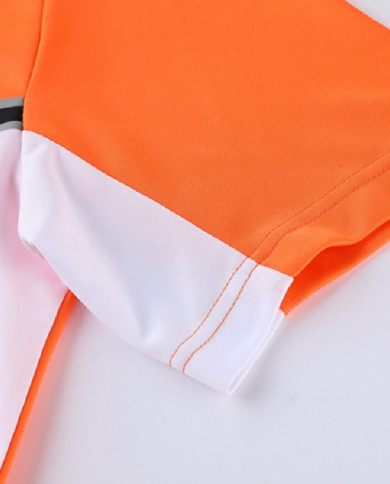 Nike Short sleeved suit  ND01 Orange Shorts Set