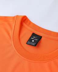 Nike Short sleeved suit  ND01 Orange Shorts Set
