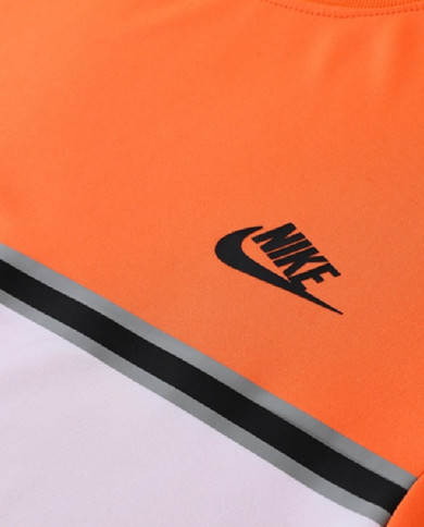 Nike Short sleeved suit  ND01 Orange Shorts Set