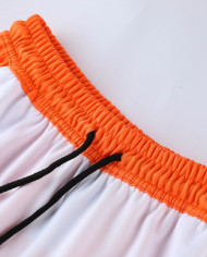 Nike Short sleeved suit  ND01 Orange Shorts Set