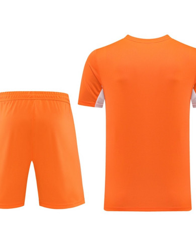 Nike Short sleeved suit  ND01 Orange Shorts Set