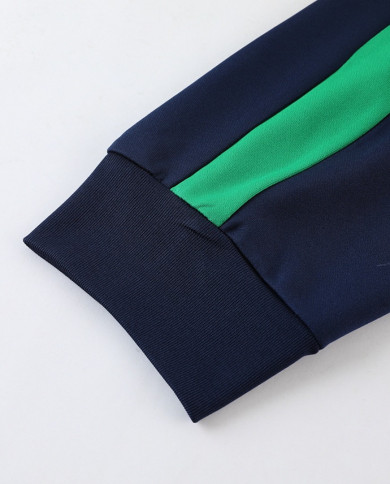 PUMA Short sleeved suit PD01 Blue Pants Set