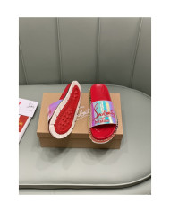 Christian Louboutin‌  Men's thick-soled rivet slippers