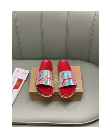 Christian Louboutin‌  Men's thick-soled rivet slippers