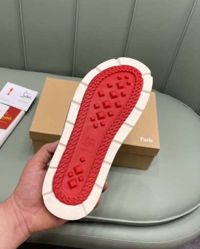 Christian Louboutin‌  Men's thick-soled rivet slippers
