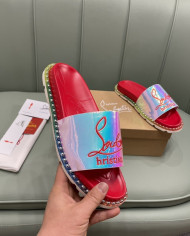 Christian Louboutin‌  Men's thick-soled rivet slippers