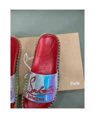Christian Louboutin‌  Men's thick-soled rivet slippers