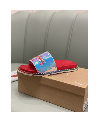Christian Louboutin‌  Men's thick-soled rivet slippers