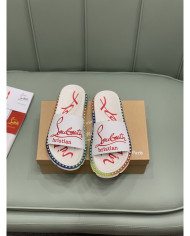 Christian Louboutin‌  Men's thick-soled rivet slippers