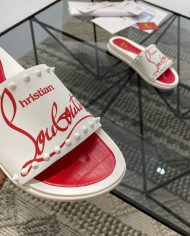 Christian Louboutin‌  Men's thick-soled rivet slippers