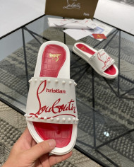Christian Louboutin‌  Men's thick-soled rivet slippers