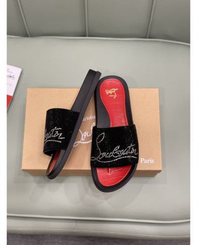 Christian Louboutin‌  Men's thick-soled rivet slippers
