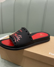 Christian Louboutin‌  Men's thick-soled rivet slippers