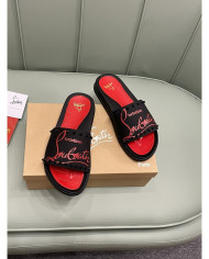 Christian Louboutin‌  Men's thick-soled rivet slippers