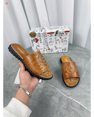 DOLCE&GABBANA  Men's leather slippers