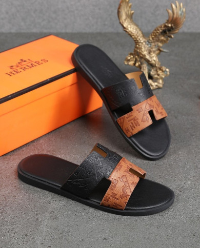 HERMES Men's  slippers