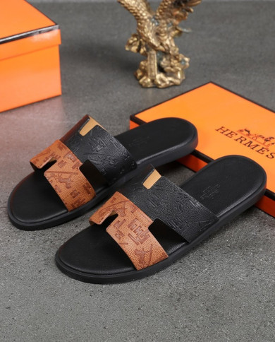HERMES Men's  slippers
