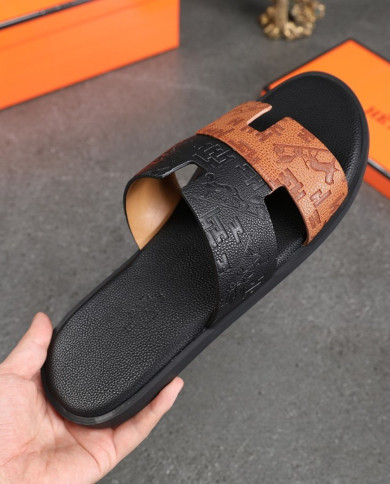HERMES Men's  slippers
